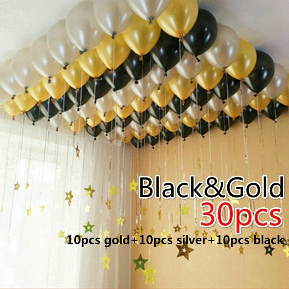 Bộ 30 bong bóng 10inch màu ngọc trai trang trí tiệc