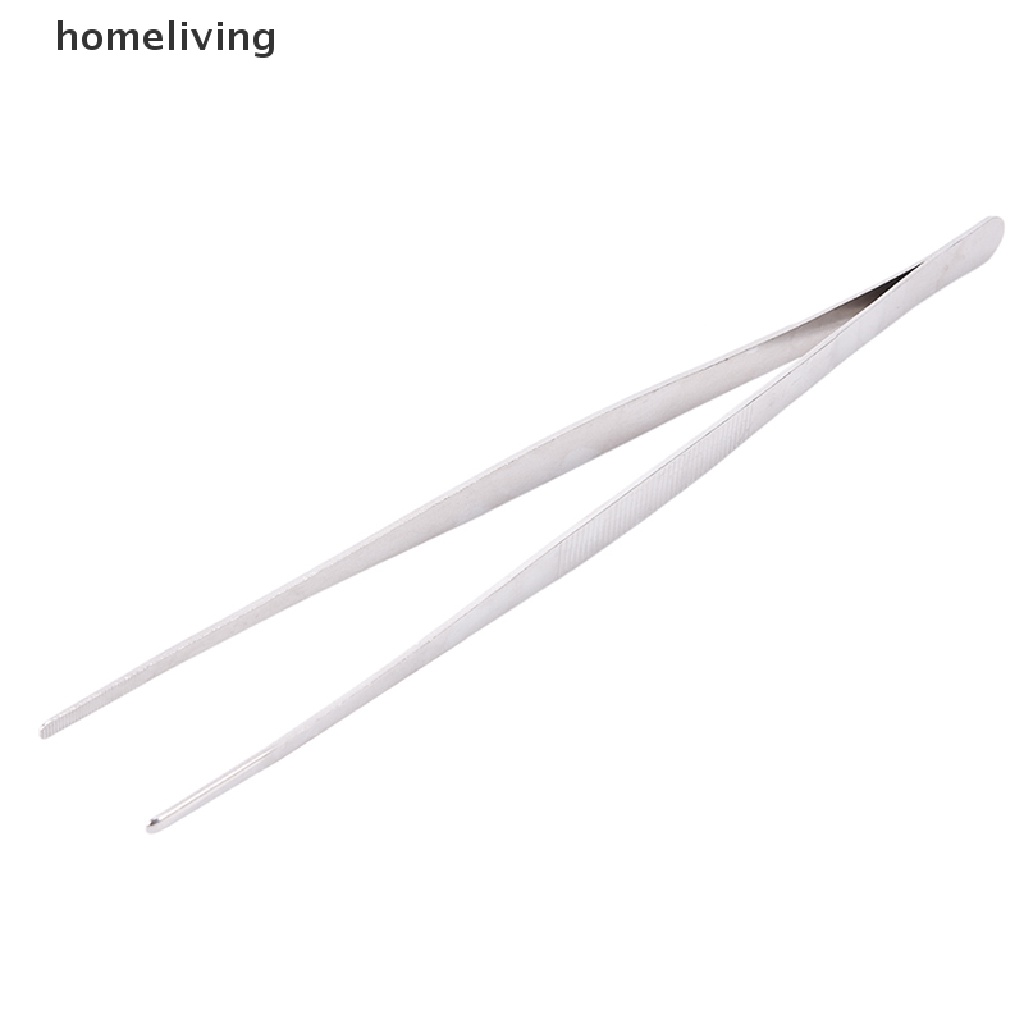 Kẹp Gắp Thức Ăn Cán Dài Màu Bạc Bằng Thép Không Gỉ