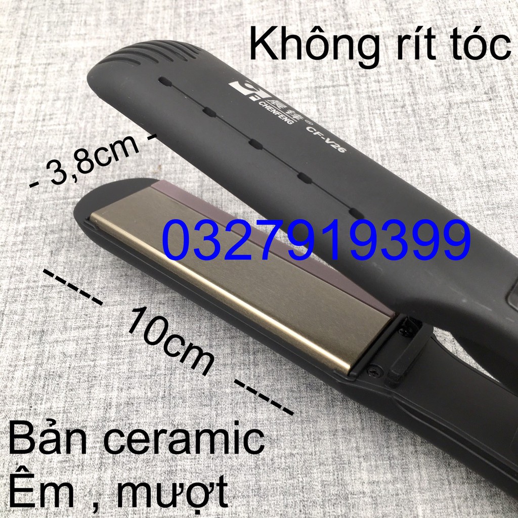 ✅Free Ship-Quà Tặng✅ Máy duỗi tóc chuyên nghiệp có màn hình LCD V26