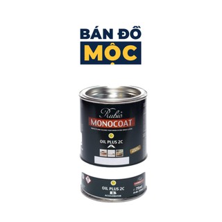 Dầu lau gỗ trong nhà Rubio Monocoat Oil Plus 2C-Set A&B (màu Pure) 0.35L