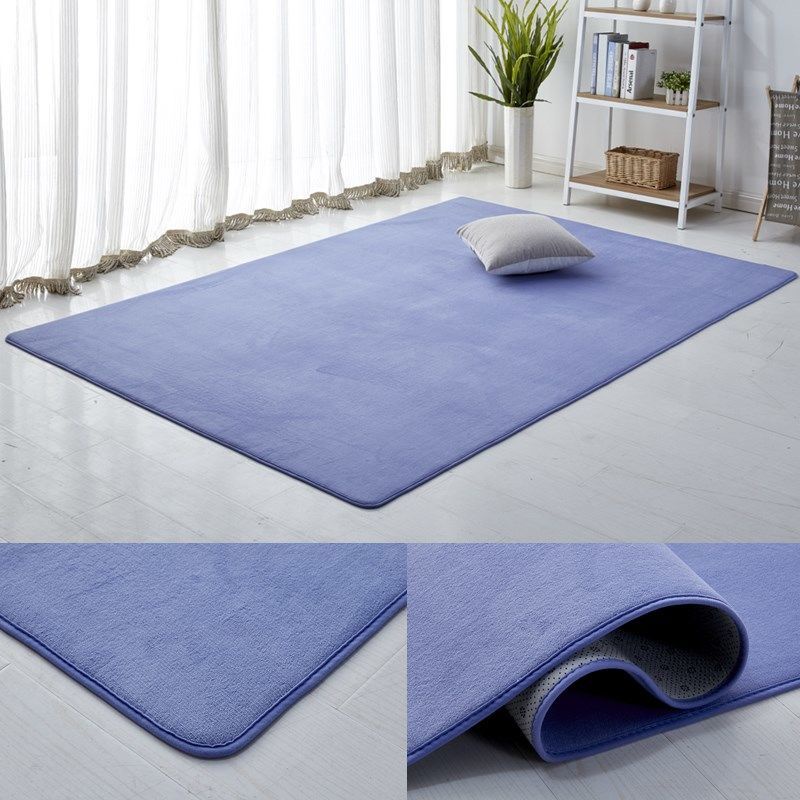 Thảm trải sàn KMEIT vải lông cừu thiết kế giản dị hiện đại