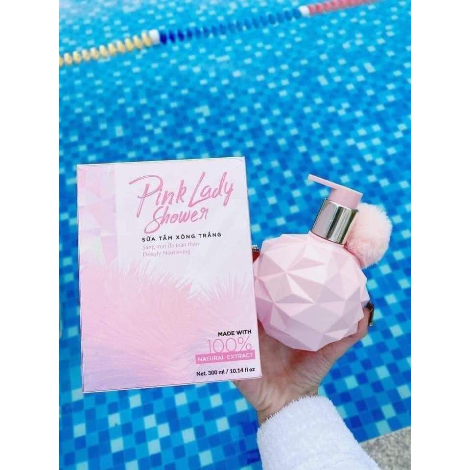 Sữa tắm xông trắng Pink Lady, sữa tắm trắng hương hoa hồng thơm ngát lưu hương cả ngày dài | BigBuy360 - bigbuy360.vn