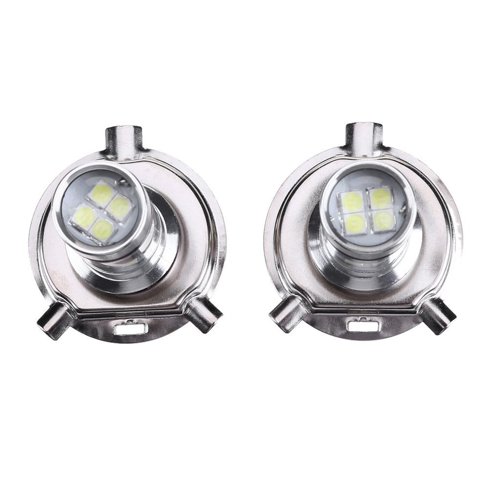 Set 2 đèn LED H4 100W 2828 20SMD công suất cao