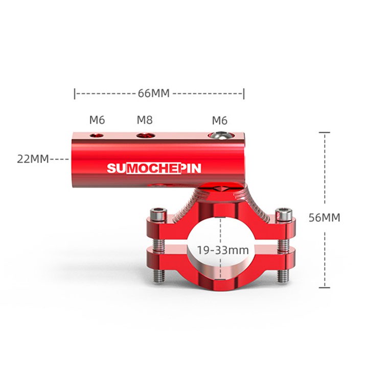 Pat Xoay 360 [ Sumo ] Gắn Đèn Hoặc Phụ Kiện Xe Máy [ 1 Chiếc ]