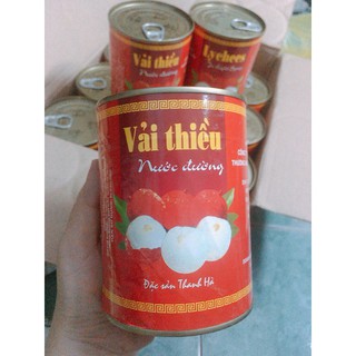 Vải thiều nước đường Thanh Hà 565gr / Vải đóng hộp Thanh Hà
