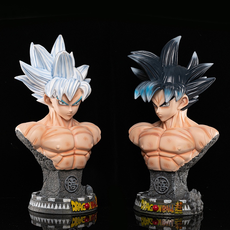 (Hàng có sẵn) Mô hình Tượng Bán thân Dragonball Goku tỉ lệ 1/2 45cm cao cấp