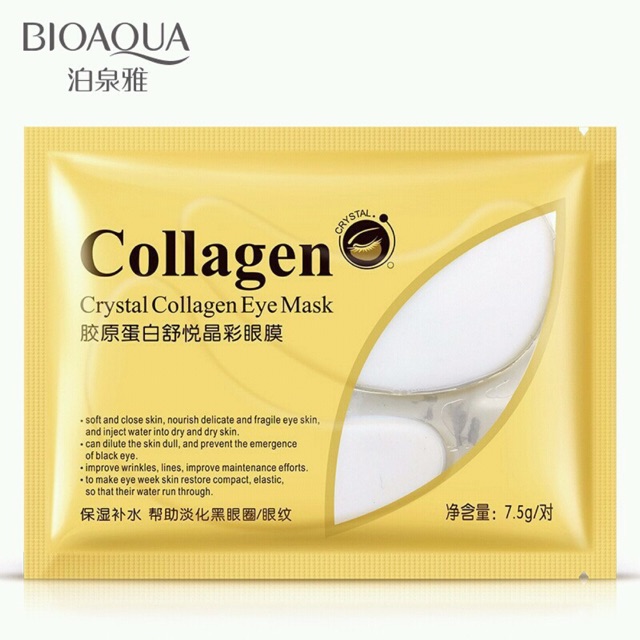 [ NEW/LẺ = SỈ ]  Mặt nạ mắt collagen Bioaqua