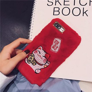 ỐP IPHONE LÔNG MÈO THẦN TÀI