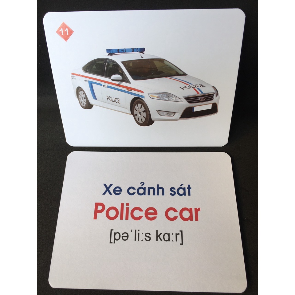 FLASH CARD - Bộ thẻ học thông minh song ngữ Việt - Anh có VIDEO PHÁT ÂM theo phương pháp giáo dục sớm của Glenn Doman