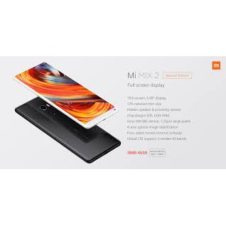 RD686 điện thoại Xiaomi Mimix 2 - Xiaomi Mi Mix 2 ram 6G/128G 2sim mới Chính hãng, Có Tiếng Việt