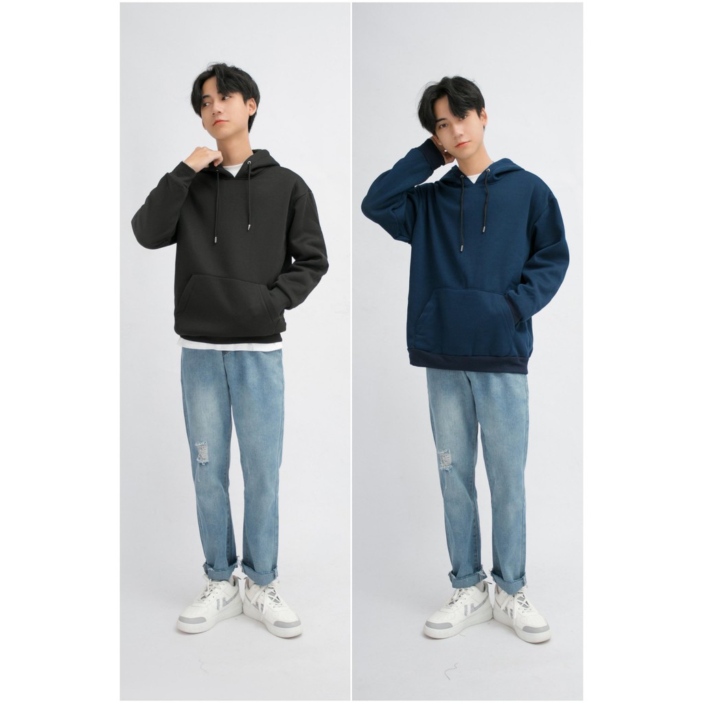 Áo Nỉ Hoodie  Sweater Nam MANDO Dài Tay Form Rộng Trơn Basic Unisex Cao Cấp Nhiều Màu Thời Trang Hàn Quốc  NDN056 | BigBuy360 - bigbuy360.vn