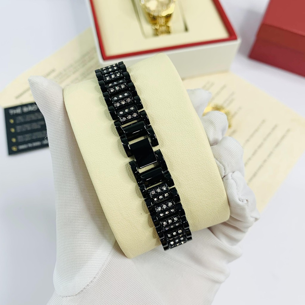 Đồng hồ nữ Rolex mặt tròn đính đá sang trọng dây kim loại cao cấp DHN609 ngoctrinh109