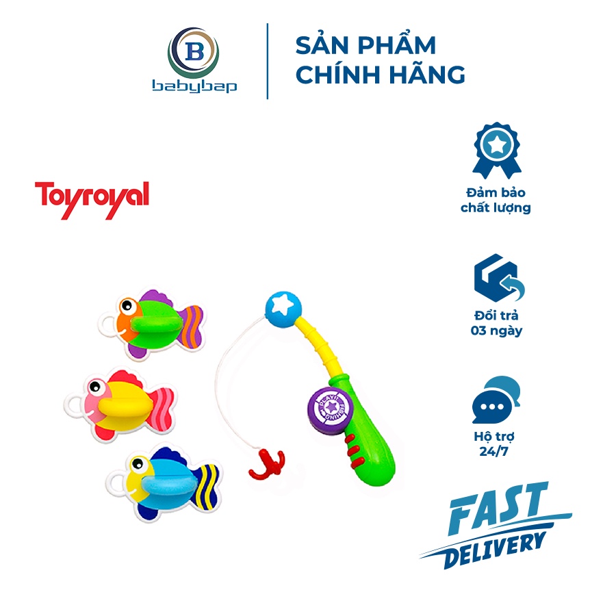 Bộ Đồ Chơi Câu Cá Sắc Màu Toyroyal Giúp Bé Rèn Luyện Tính Kiên Trì Và Sự Khéo Léo