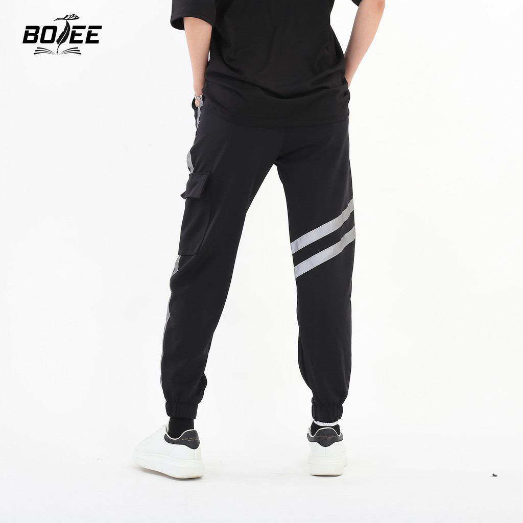 Quần jogger túi hộp Phản Quang BOTEE unisex nam nữ chất poly cao cấp | BigBuy360 - bigbuy360.vn