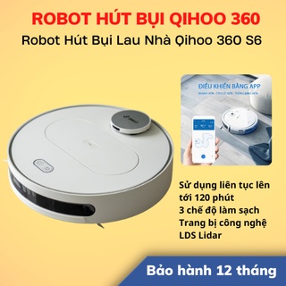 Mua  Hỏa Tốc - HCM  Robot Hút Bụi Lau Nhà Qihoo 360 S6 | Hàng Chính Hãng | Bảo Hành 12 Tháng | LSB Store
