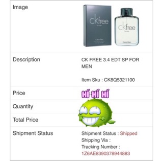 💥 Nước hoa nam CK Free for men