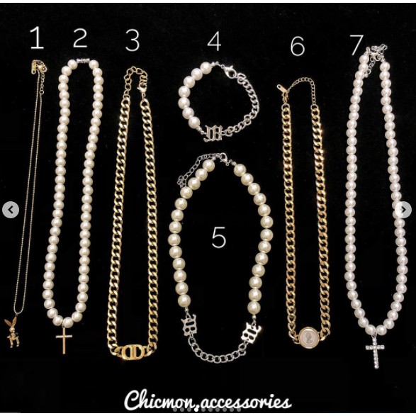 VÒNG TAY/ LẮC TAY HẠT NGỌC MIX XÍCH HIP HOP