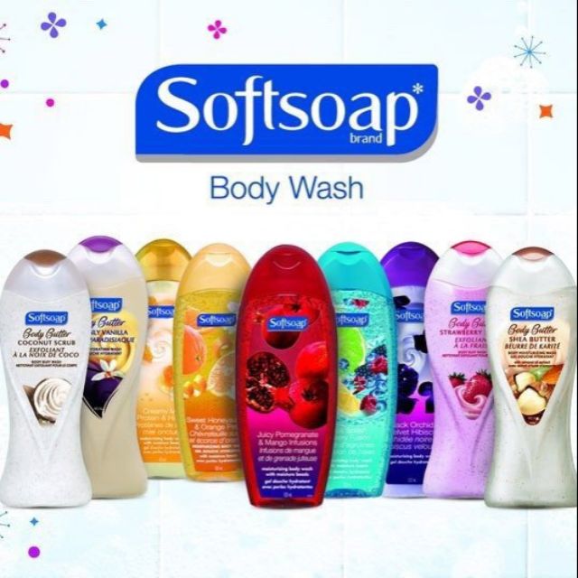 Sữa  tắm softsoap fruit body wash