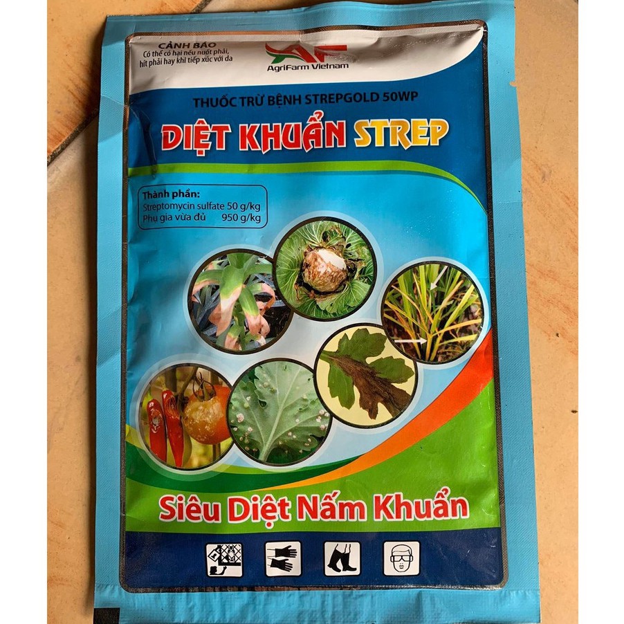 Thuốc Đặc Trị Nấm Khuẩn Cho Cây Trồng STREPGOLD 50wp - VTNN Bắc Từ Liêm