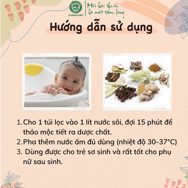 Bộ sản phẩm Thảo mộc THIÊN NHIÊN lành tính Đông y gia truyền Thông Cát (Since 1918)_Trân quý sức khỏe gia đình bạn