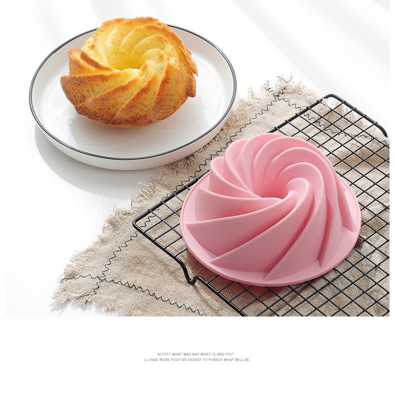 Dụng cụ làm bánh bằng silicon kiểu xoắn ốc kích thước 6 inch