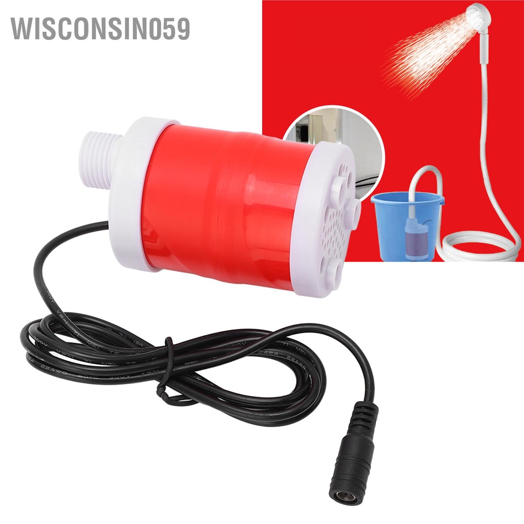 Máy bơm chìm 6m Thang máy xả DC Động cơ không chổi than 12V 20W 700L / h Tiếng ồn thấp cho gia đình