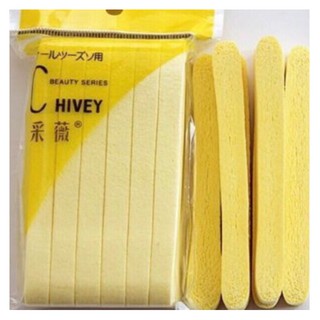 Bọt biển - bông nở rửa mặt chivey 12 miếng/gói