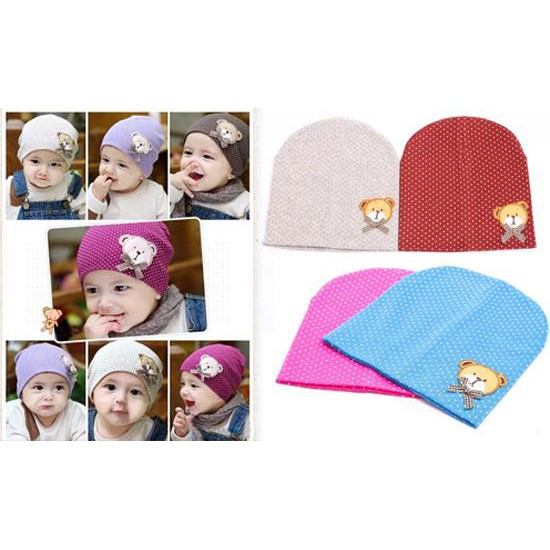 Mũ nỉ 2 lớp cho bé