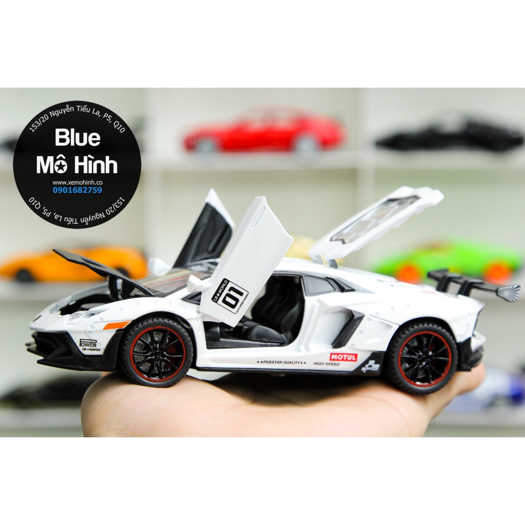 Xe mô hình siêu xe Lambo Aventador SVJ 1:32