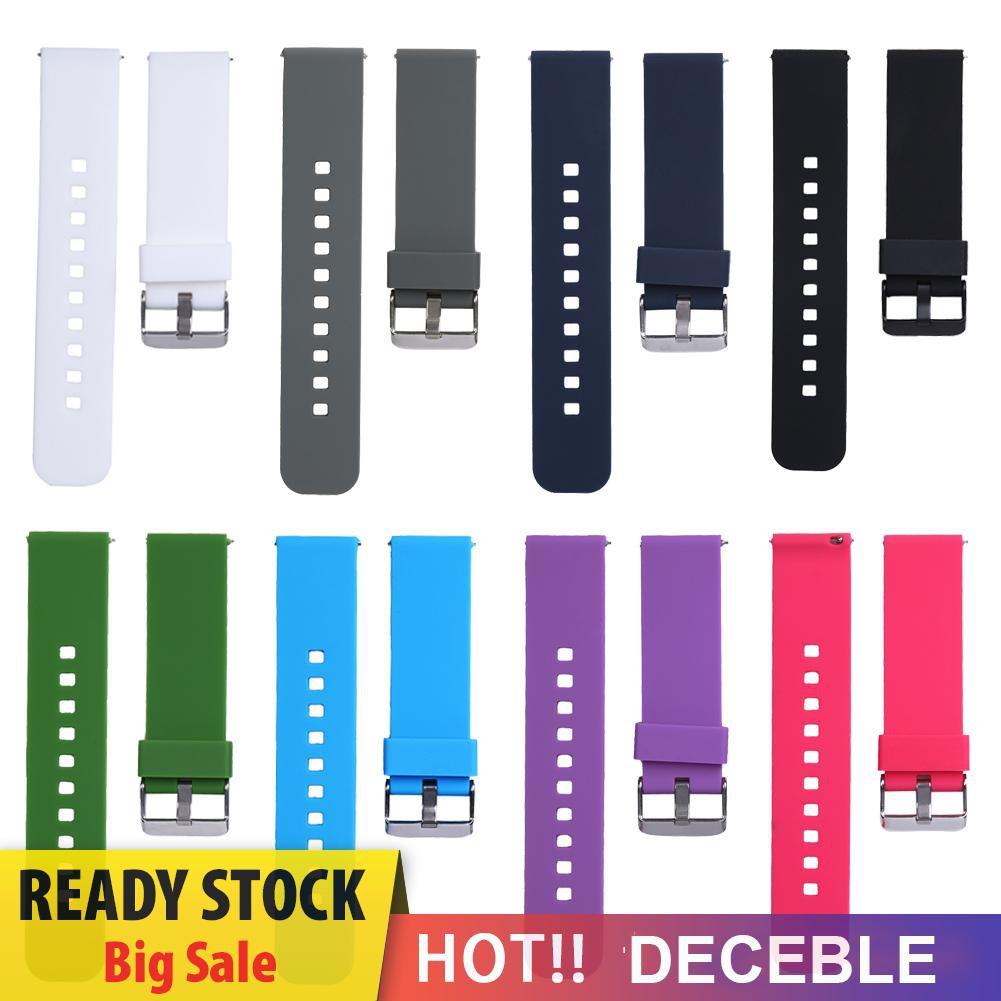 Deceble 22mm Sports Silicone Watch Bands Strap for Samsung Galaxy Gear S3 Classic S