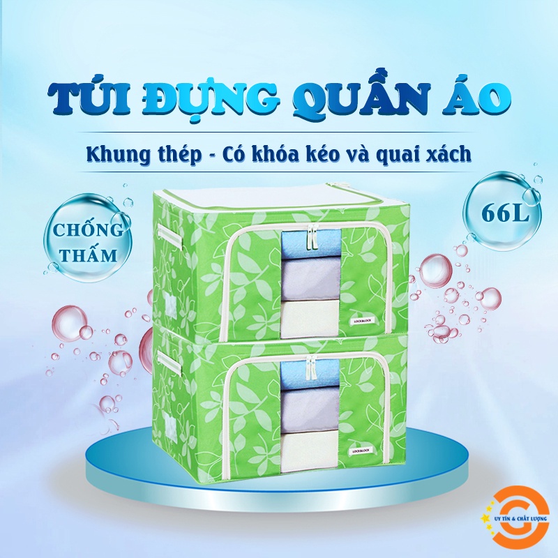 Túi Đựng Chăn Màn Khung Sắt Chắc Chắn Kích Thước Lớn