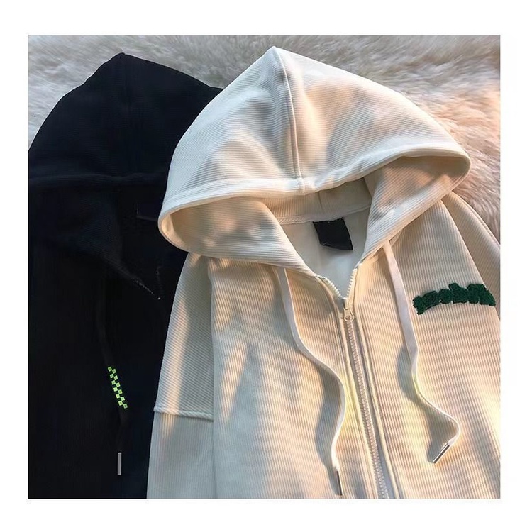 Áo Khoác Hoodie In Chữ Phong Cách Retro Mỹ Thời Trang Xuân Thu Dành Cho Nữ