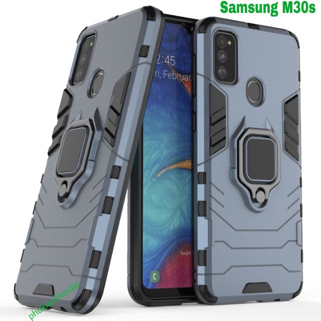 Ốp lưng Samsung M30s chống sốc Iron Man Iring siêu bền giá đỡ xem phim