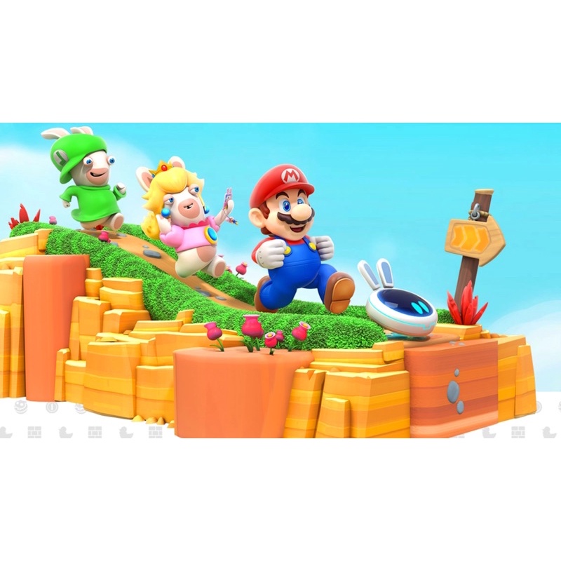 Đĩa game nintendo switch: Mario + Rabbids Kingdom Battle - new seal