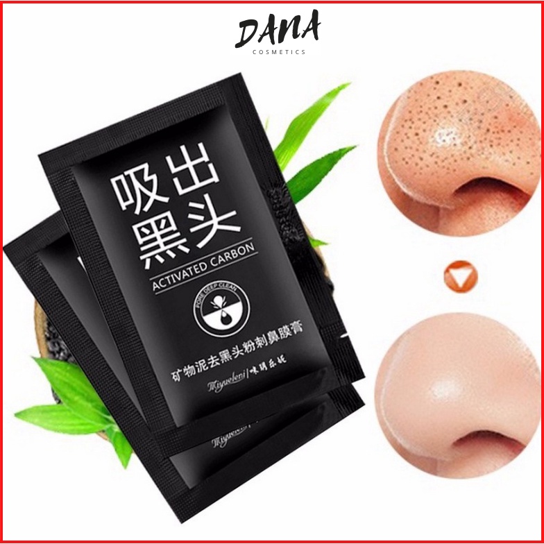 Túi mặt nạ bùn khoáng giúp thu nhỏ lỗ chân lông và loại bỏ mụn đầu đen cho mũi DANA