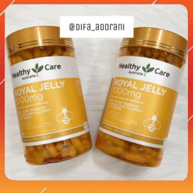 XẢ KHO THANH LÝ HEALTHY CARE ROYAL JELLY - VIÊN UỐNG SỮA ONG CHÚA ÚC XẢ KHO THANH LÝ