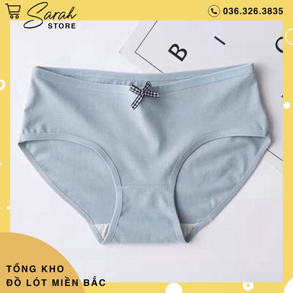 Quần Lót Nữ Cotton Phối Nơ Mềm Mại Mới 012