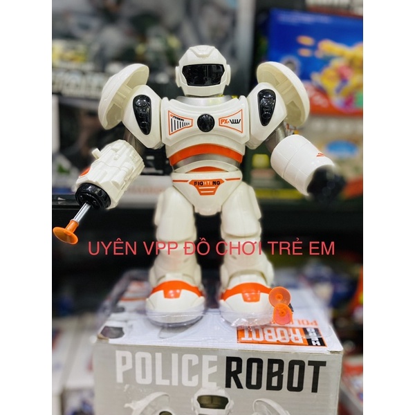 HỘP ROBOT ĐỒ CHƠI SỬ DỤNG PIN CÓ NHẠC ĐÈN