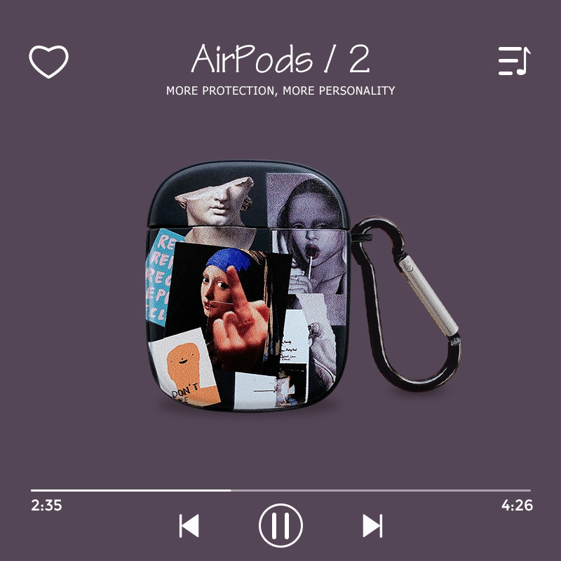 Vỏ Đựng Bảo Vệ Hộp Sạc Tai Nghe Airpods 1 / 2 Chống Sốc