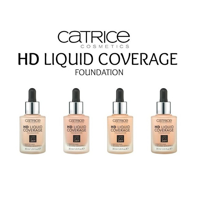 Kem Nền Che Phủ Hoàn Hảo Catrice Hd Liquid Coverage 30ml