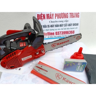 Máy cưa xích chạy xăng kawav mini - may cua xich chay xang lam 3 tấc trọng lượng 3.5kg