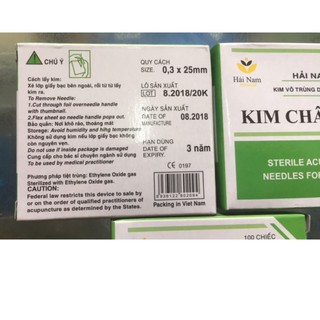 Kim Châm Cứu Hải Nam 0,3x25mm