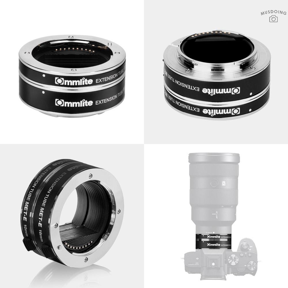 Bộ Vòng Mở Rộng Cm-Met-E 10mm 16mm Tự Động Lấy Nét Ttl Exposure Cho Máy Ảnh Sony E-Mount