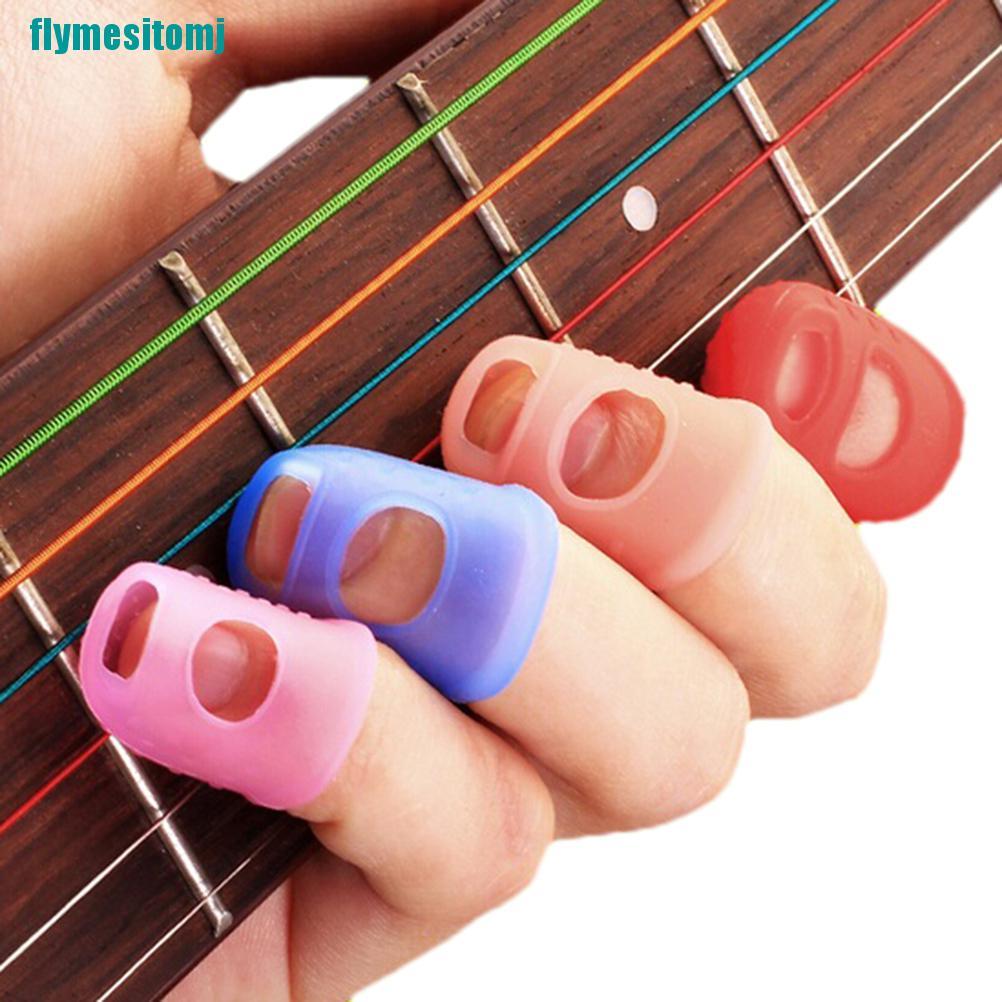 Bộ 3 Miếng Bọc Đầu Ngón Tay Chơi Đàn Guitar Nhiều Màu