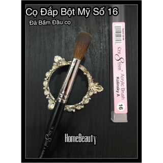 Cọ Đắp Bột Mỹ Số 16( Đã Bấm Đầu Cọ)