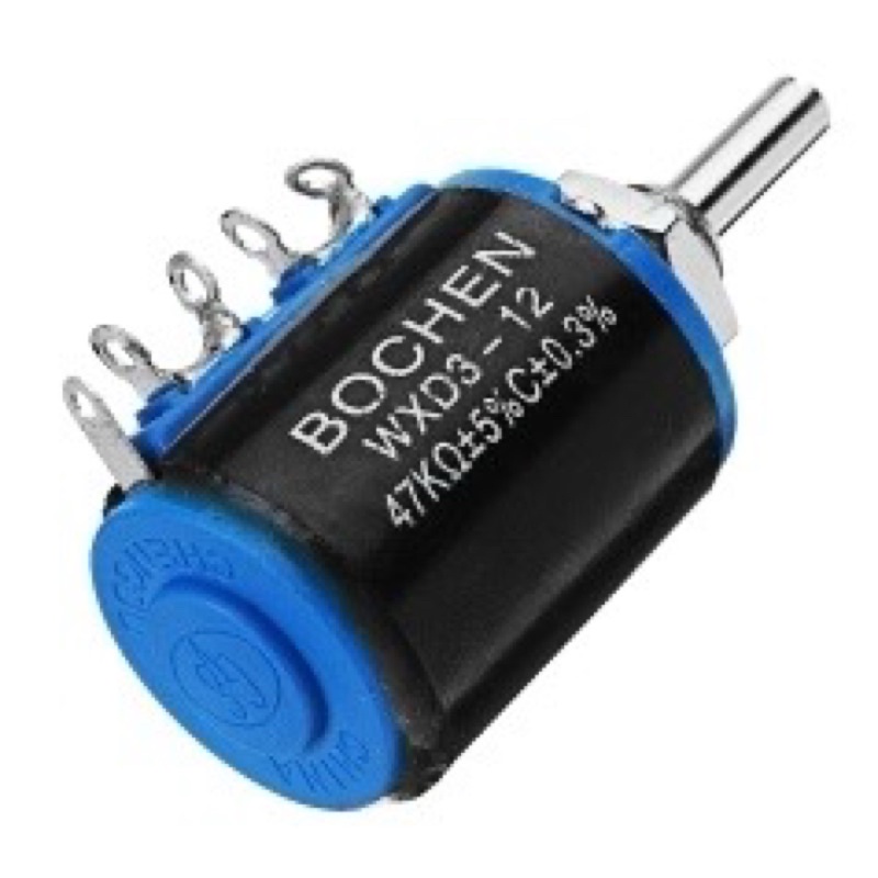 WXD3-12-2W 1k 10k Đồng hồ đo chính xác đa trục trượt 2W cuộn dây 1k 10k Cw0x