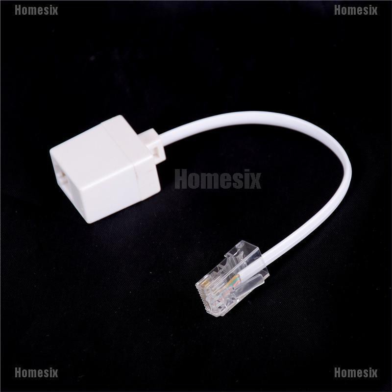 Cáp chuyển đổi cổng Rj11 6p4c sang đầu Ethernet Rj45 8p8c