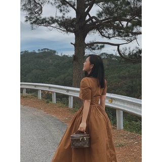 ĐẦM MIDI NƠ VAI BIG SIZE