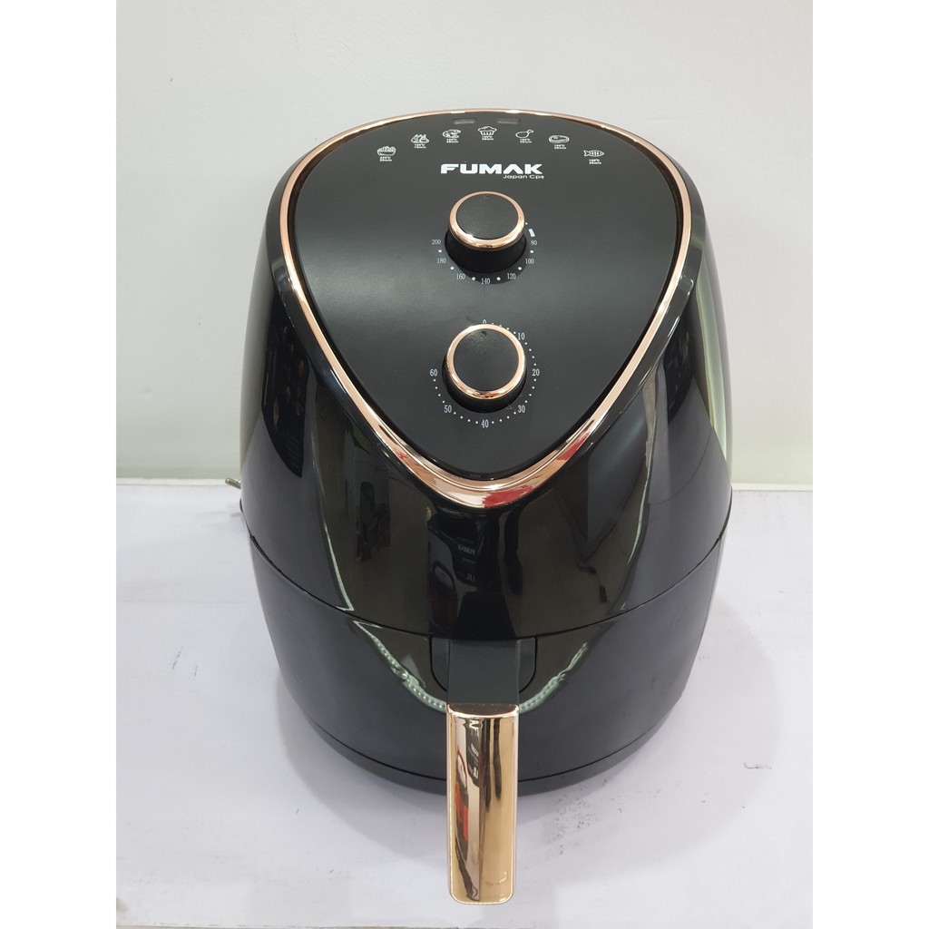 Nồi chiên không dầu Fumak FM-2055 Nhật Bản, dung tích 5.5L, bảo hành 18 tháng, lỗi đổi mới trong 30 ngày - ATN GREEN