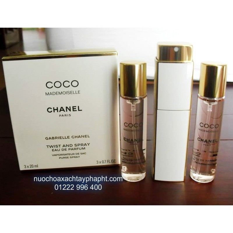 Giảm giá 3 Chai Nước hoa nữ Chanel Coco Mademoiselle 20ml - Mua